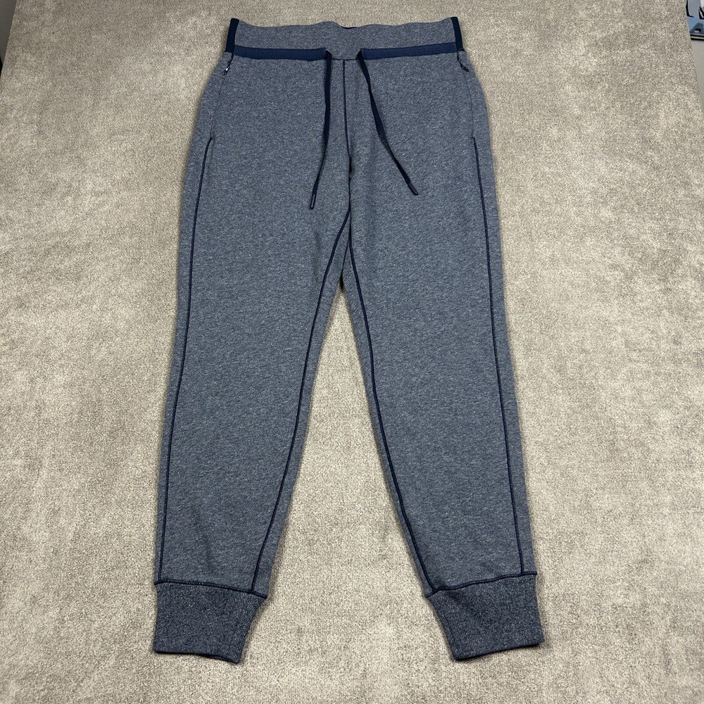 Lululemon Cool & Collected Jogger Womans Sz 8 Heathered Blue Pull On Pockets